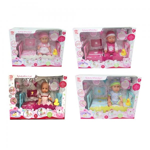 [WW689699] Bebé Tutu Love con Cama y Accesorios Surt/4 3a+(434010)