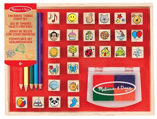 [MD19362] Juego de Sellos Cosas Favoritas 4a+