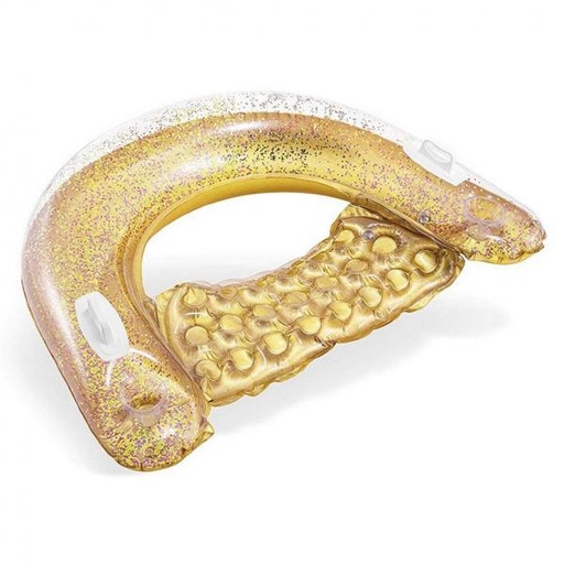 [INT56831] Flotador Sillón Inflable Glitter Surt/2 (Rosado-Oro)