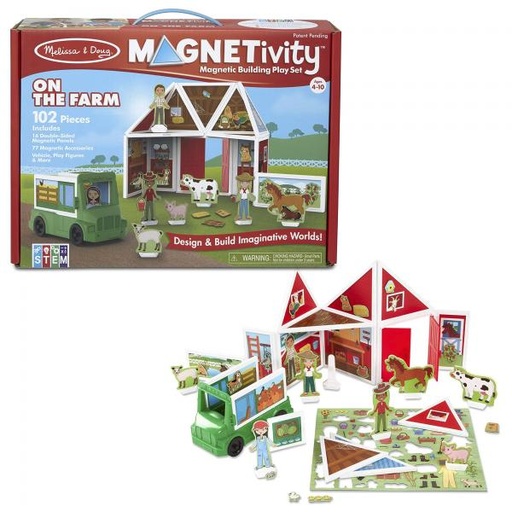 [MD30656] Granja Magnética 102pzs 4-10a