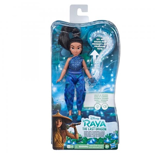 [HBE9468] Muñeca Disney Joven Raya y Flor de Kumandra el Ultimo Dragón 3a+