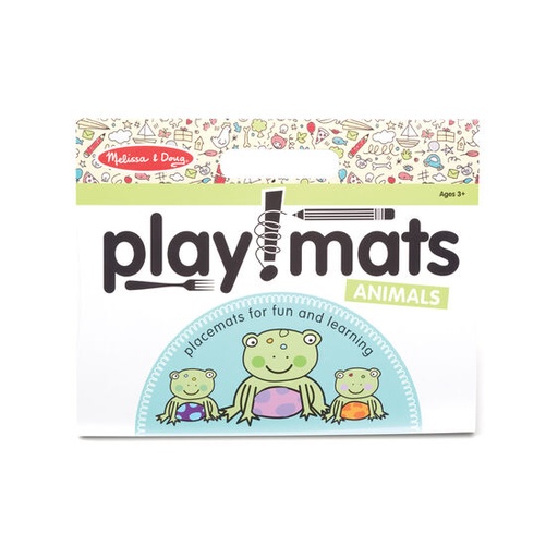 [MD31434] BLock de Juego y Actividades Play Mats Animales 3a+