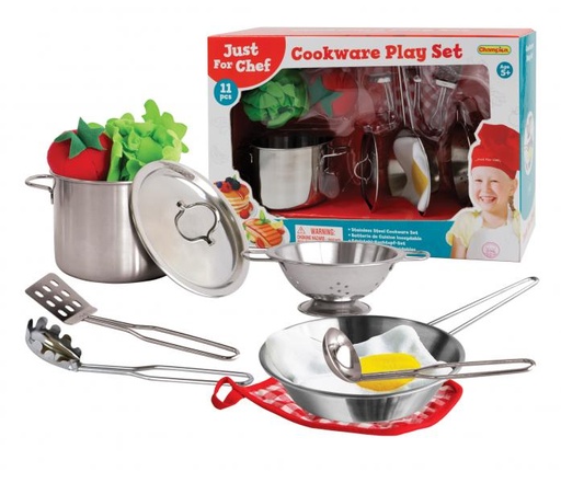 [CM21014] Juego de Utensilios de Cocina Metálicos 11pzs 5a+