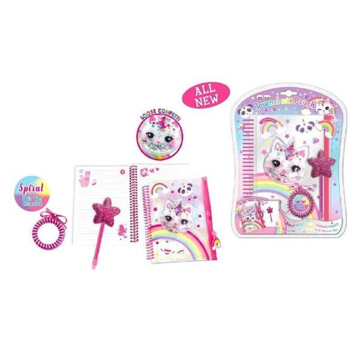 [HF259CAT] Diario con Estuche Gaticornio 5a+