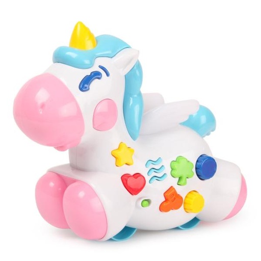 [NS69086] Bebé Unicornio con Luz y Sonidos12m+