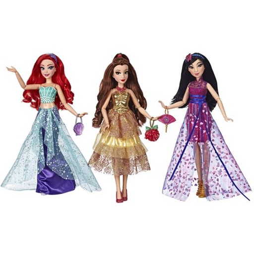 [HBE8395] Muñeca Princesas Disney Style Series Surt/4 6a+