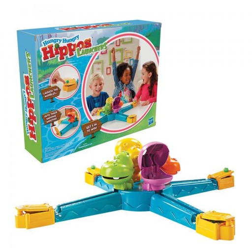 [HBE9707] Hasbro Games - Juego de Mesa Hippos Glotones 4a+