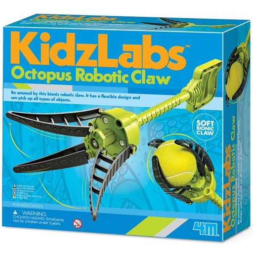 [4M3434] KidzLabs Garra de Pulpo Robótica 5a+