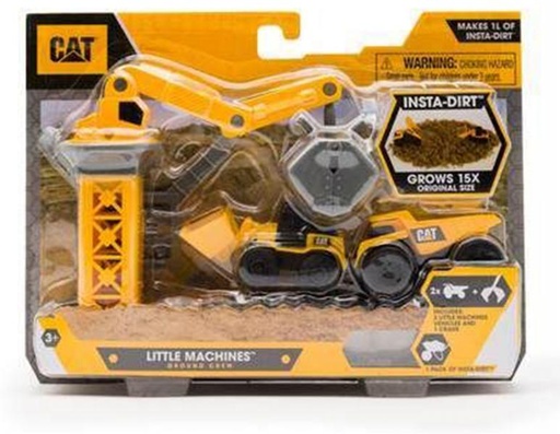 [FR83195] Pequeñas Maquinas Cat Equipo de Suelo InstaDirt Blister Set/2 3a+