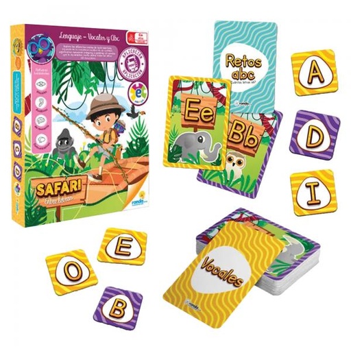 [RN12232] Juego Safari Entre Letras Abc Edutoys 4a+