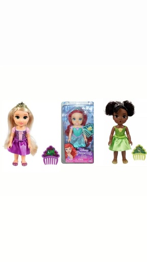 [JP218704] Muñeca Pequeña Princesa Disney Surt/6  CJ/8 3a+
