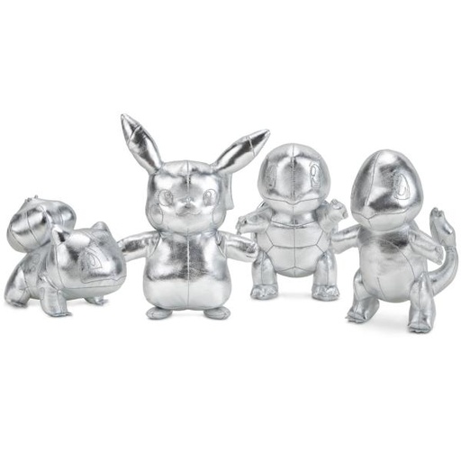 [JZWCT97974] Peluche Pokémon Metalizado 25 aniversario Surtido de 4 (Se venden por separado) 2a+
