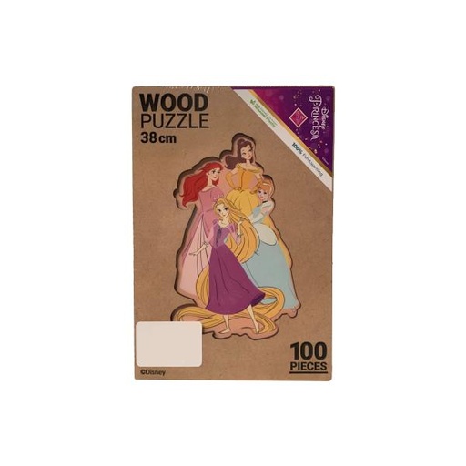 [FC55772] Rompecabezas y Caja de Madera Princesas Disney 100pzs 38cm 3a+ (COD000902)