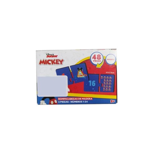[FC94245] Rompecabezas de Madera Numeros 124 Mickey Disney Junior 3a+ (COD000285)