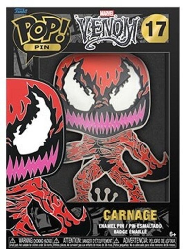 [FK40068] Figura 2D Funko Pop! Pin (17) Carnage Venom 6a+