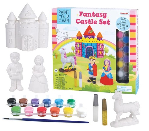 [CMDIY771] Castillo de Yeso para Pintar 3a+