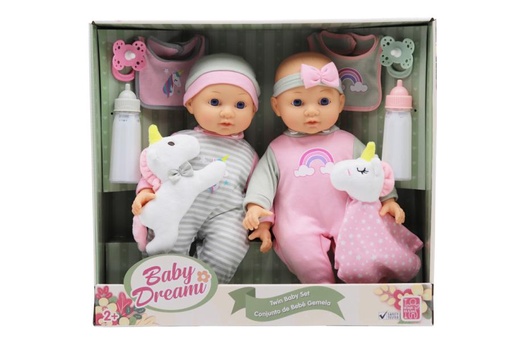 [GIG21137] Bebé Gemelas con Accesorios 2a+