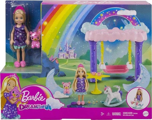 [MTGTF50] Barbie Dreamtopia Chelsea Fiesta de Pijamas Cuentos de Hadas 3a+