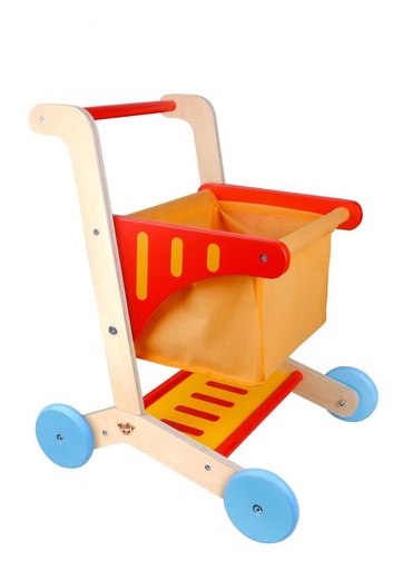 [TKI010] Carrito de Compras de Madera 18m+