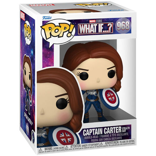 [FK58653] Figura Funko Pop! (968) Marvel What If...? Capitana Carter 3a+