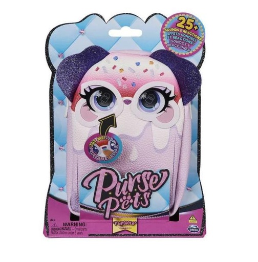 [BT6064689] Purse Pets Salveque Interactivo en Forma de Helado y Smoothie 5a+