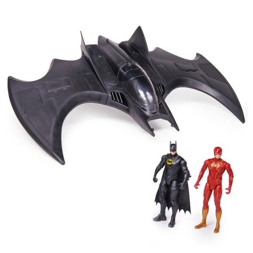 [BT6065270] Vehiculo Batwing con Figuras The Flash y Batman 4a+