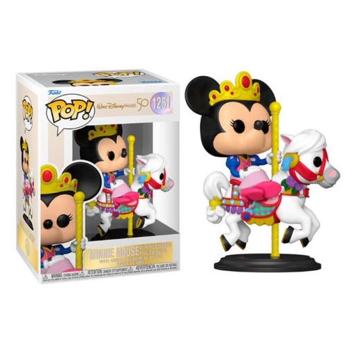 [FK65718] Figura Funko Pop! Walt Disney World 50 (1251) Minnie Mouse con Carrusell 3a+