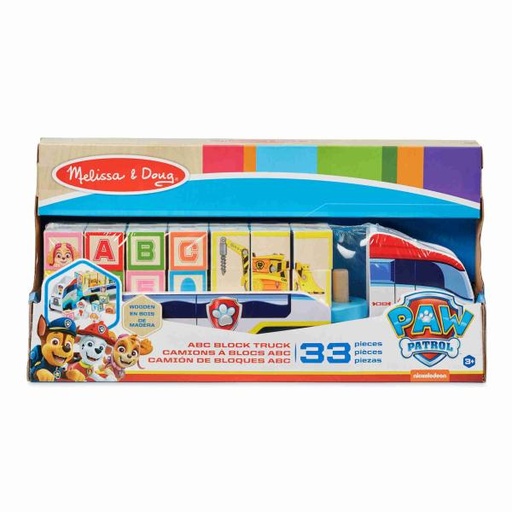 [MD33272] Camión de Bloques ABC de Paw Patrol 33Pzs 3a+
