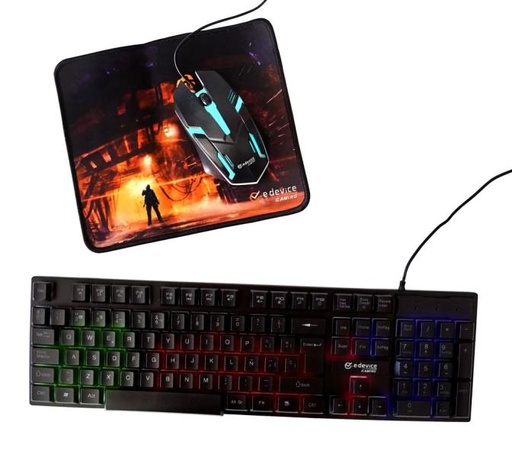 [NACE0641] Kit e-device CM511 3en1 ( Mouse , Mouse Pad , teclado ) (0641)