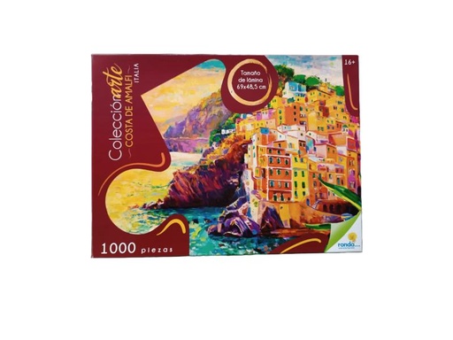 [RN12355] Rompecabezas 1000 Pzs Colección Arte Costa de Amalfi 16a+