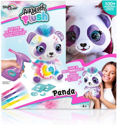 [CTOFG257] Peluche de Oso Panda para Persomalizar con 100 Plantillas 6a+
