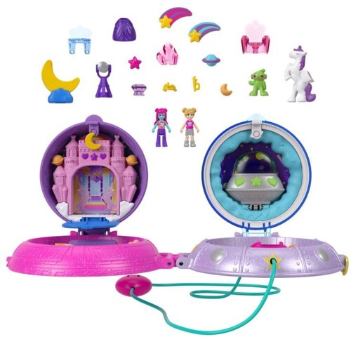 [MTHCG25] Polly Pocket Estuche de Espacio Doble  Juego 4a+