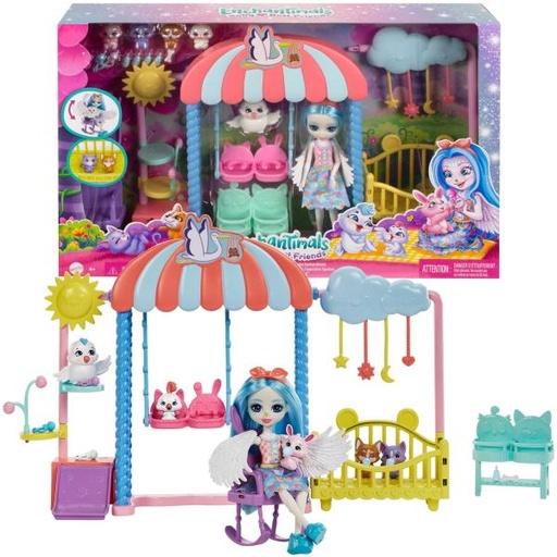 [MTHLH23] Muñecas Enchantimals Animales Bebes Guarderia de Monadas 4a+