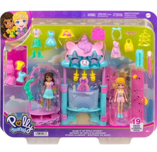 [MTHKW09] Polly Pocket Boutique de Moda 19 Pzs 4a+