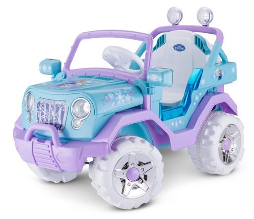 [PI10449FR] Jeep Montable 4 X 4 de Frozen   Bateria 6 V 3a+