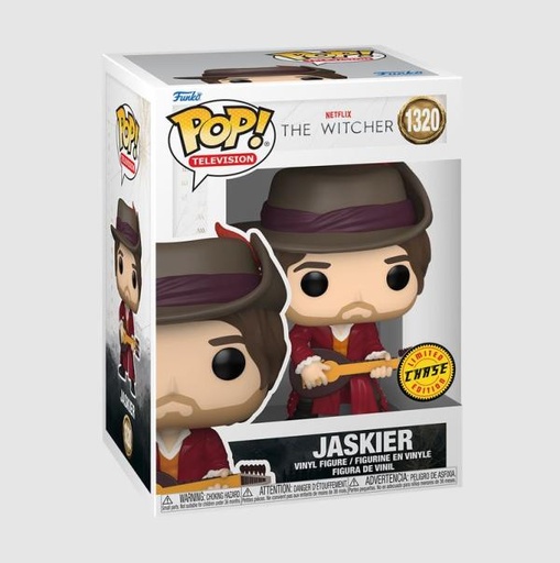 [FK67425LE] Figura Funko Pop! The Witcher (1320) Jaskier 3a+ E.D Limitada