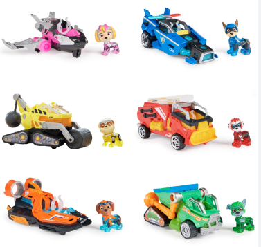 [BT6067515] Vehículos Paw Patrol the Mighty Movie Surt/6 3a+