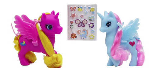 [GIG52414] Set de 2 de Familia de Caballos Happy Pony World Surt/2  3a+