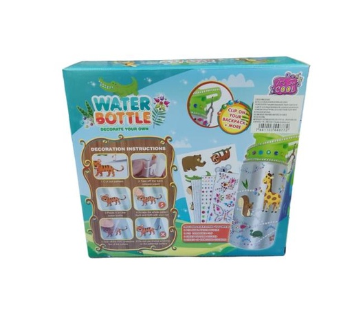 [WWJX204303] Botella con Accesorios para Decorar de Animales de la Selva 6a+  (448772)