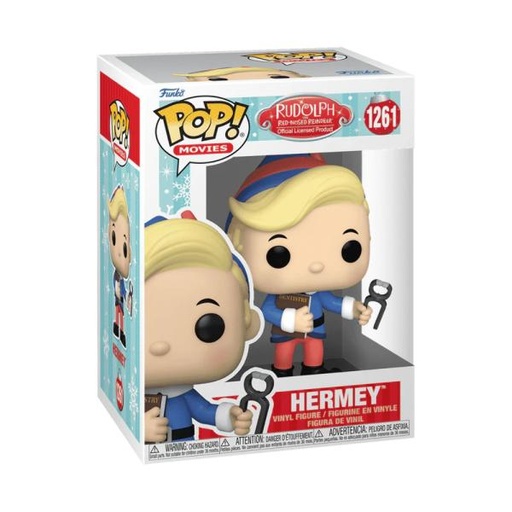[FK64340] Figura Funko Pop! Rudolph Red-Nosed Reindeer (1261) Hermey 3a+