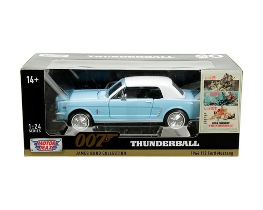 [MX79855] Carro 1:24 1/2 Ford Mustang 1964 James Bond 14a+ Thunderball