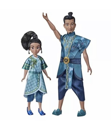 [HBF1350] Muñecos Disney Raya y la Leyenda del Drago set/2 3a+ Joven Raya-Jefe Benja