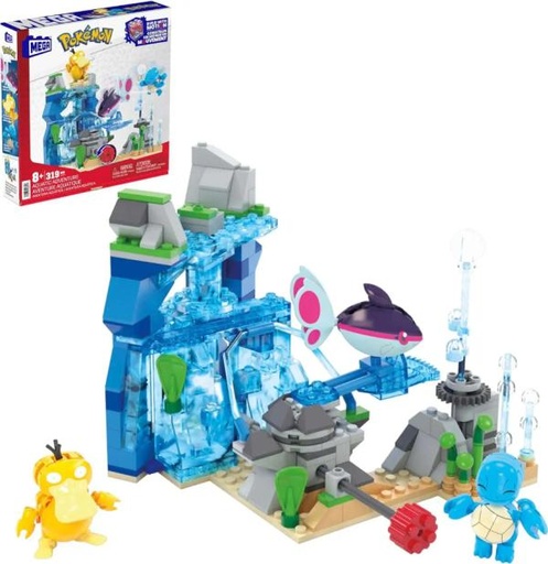[MTHXF79] Mega Block Pokémon Set Aventura Acuática 319Pzs 8a+