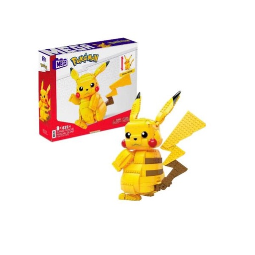 [MTFVK81] Mega Block Figura de Pokémon Pikachú Gigante 825Pzs 8a+