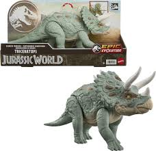 [MTHTK79] Figura Jurassic World Rastreadores Gigantes Triceratops 4a+