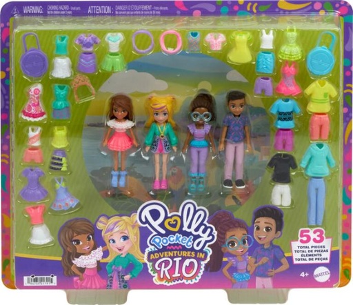 [MTHWP23] Polly Pocket Super Collección de Modas Aventuras en Río 4a+