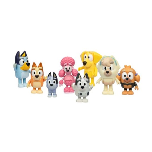 [BT17676] Figuras de Bluey Amigos de Barrio Set/8 3a+