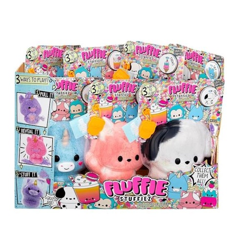 [MG503002] Peluches Fluffie Stuffiez Displ/7 Surt/7 4a+(511601-511595-511779-511823-511670-511823-511588)