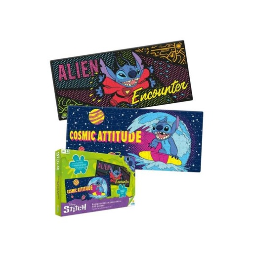 [RN12536] Rompecabezas Panorámico Disney Stitch 180Pzs 6a+