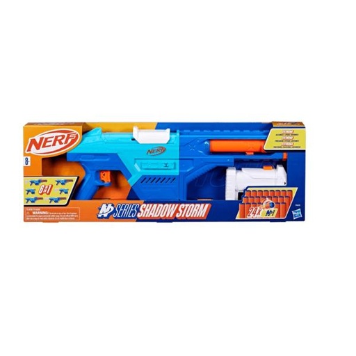 [HBG0350] Lanzador Nerf Shadow Storm 6en1 8a+